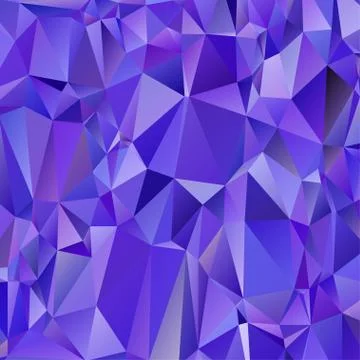 Abstract geometric pattern composed of triangular polygons Illustrazione stock