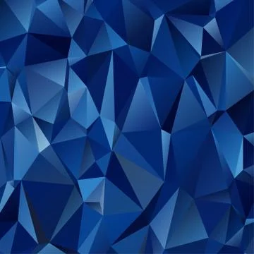 Abstract geometric pattern composed of triangular polygons Illustrazione stock