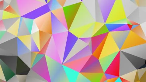 Abstract geometric pattern composed of triangular polygons Illustrazione stock