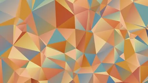 Abstract geometric pattern composed of triangular polygons イラスト素材