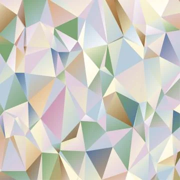 Abstract geometric pattern composed of triangular polygons イラスト素材