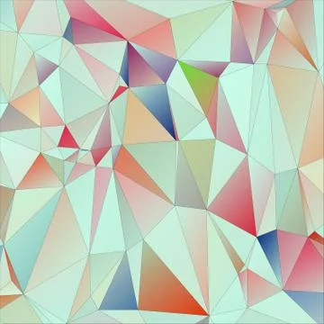 Abstract geometric pattern composed of triangular polygons イラスト素材