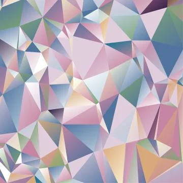 Abstract geometric pattern composed of triangular polygons Stockillustratie