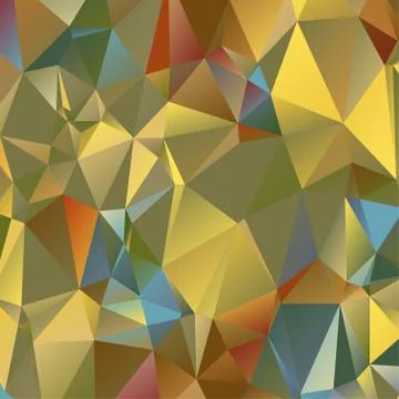 Abstract geometric pattern composed of triangular polygons イラスト素材