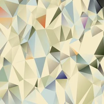 Abstract geometric pattern composed of triangular polygons Illustrazione stock