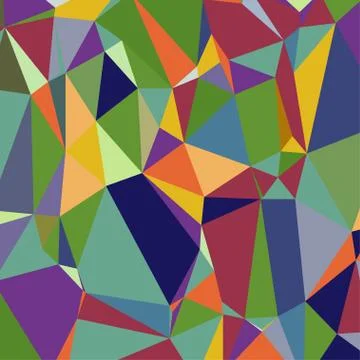 Abstract geometric pattern composed of triangular polygons 스톡 일러스트