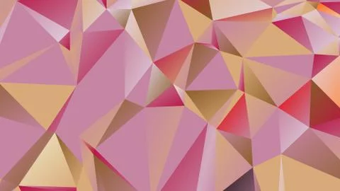 Abstract geometric pattern composed of triangular polygons Stock Illustration