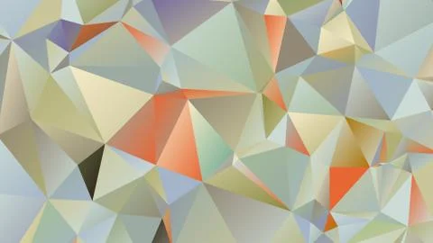 Abstract geometric pattern composed of triangular polygons イラスト素材
