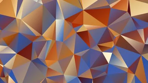 Abstract geometric pattern composed of triangular polygons Stock Illustration