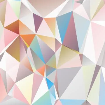 Abstract geometric pattern composed of triangular polygons Stockillustratie