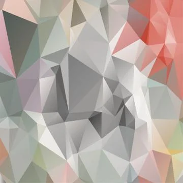 Abstract geometric pattern composed of triangular polygons Illustrazione stock
