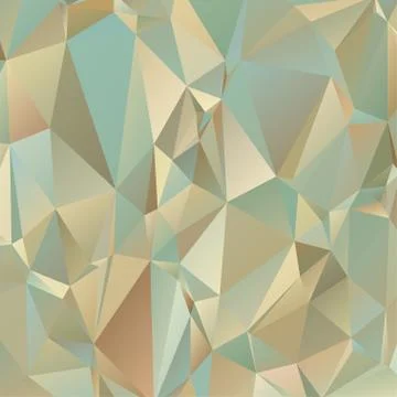 Abstract geometric pattern composed of triangular polygons Stock Illustration