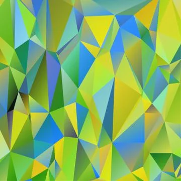 Abstract geometric pattern composed of triangular polygons イラスト素材