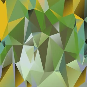 Abstract geometric pattern composed of triangular polygons Stock Illustration