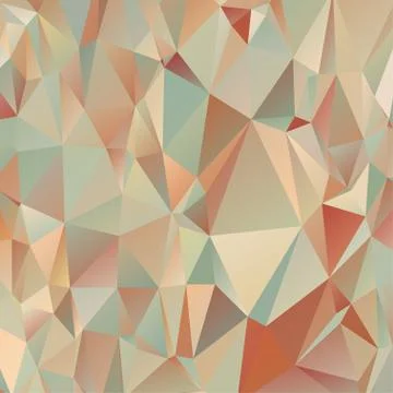Abstract geometric pattern composed of triangular polygons Illustrazione stock