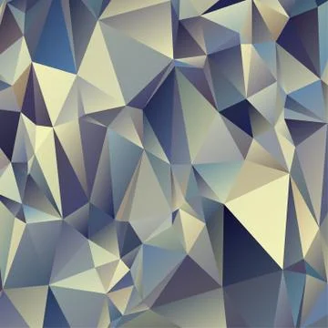 Abstract geometric pattern composed of triangular polygons Illustrazione stock