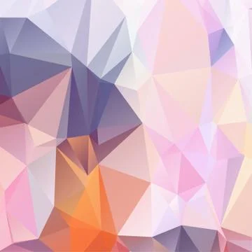 Abstract geometric pattern composed of triangular polygons Illustrazione stock