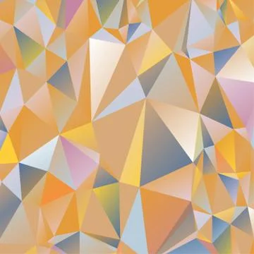 Abstract geometric pattern composed of triangular polygons イラスト素材