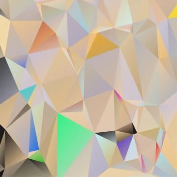 Abstract geometric pattern composed of triangular polygons Stock Illustration