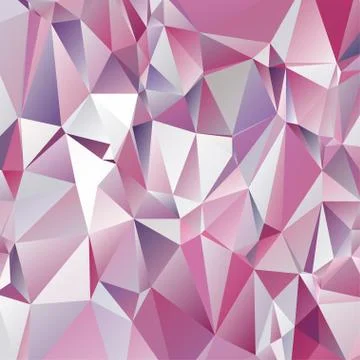 Abstract geometric pattern composed of triangular polygons Illustrazione stock