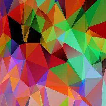 Abstract geometric pattern composed of triangular polygons イラスト素材