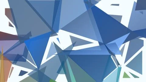 Abstract geometric pattern composed of triangular polygons Stockillustratie