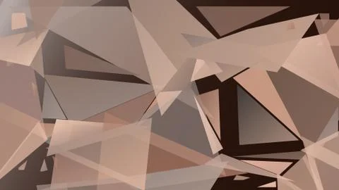 Abstract geometric pattern composed of triangular polygons 库存插图