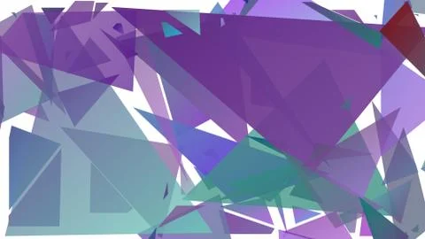 Abstract geometric pattern composed of triangular polygons Illustrazione stock