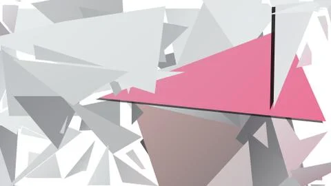 Abstract geometric pattern composed of triangular polygons イラスト素材