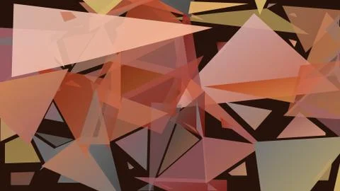 Abstract geometric pattern composed of triangular polygons Illustrazione stock