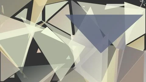 Abstract geometric pattern composed of triangular polygons Stockillustratie