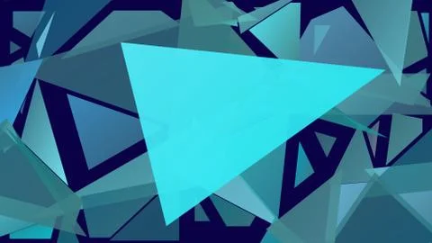 Abstract geometric pattern composed of triangular polygons Stock Illustration