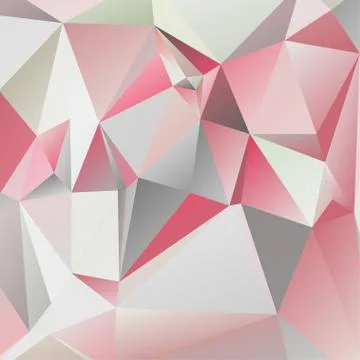 Abstract geometric pattern composed of triangular polygons イラスト素材