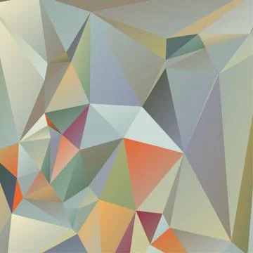 Abstract geometric pattern composed of triangular polygons Stock Illustration