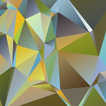 Abstract geometric pattern composed of triangular polygons イラスト素材