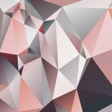Abstract geometric pattern composed of triangular polygons Illustrazione stock