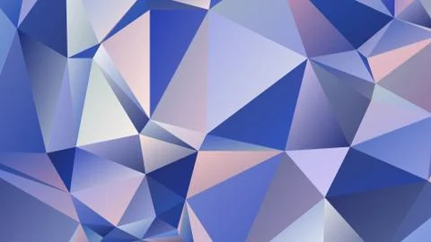 Abstract geometric pattern composed of triangular polygons Stock Illustration