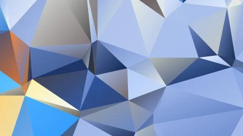 Abstract geometric pattern composed of triangular polygons Stock Illustration