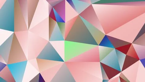 Abstract geometric pattern composed of triangular polygons Stockillustratie