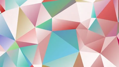Abstract geometric pattern composed of triangular polygons Stock Illustration