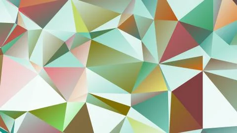 Abstract geometric pattern composed of triangular polygons Illustrazione stock