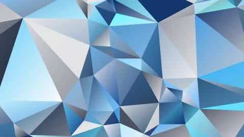 Abstract geometric pattern composed of triangular polygons Stockillustratie