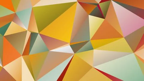 Abstract geometric pattern composed of triangular polygons Stock Illustration