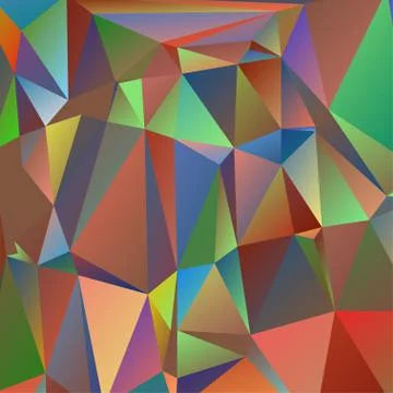 Abstract geometric pattern composed of triangular polygons 스톡 일러스트