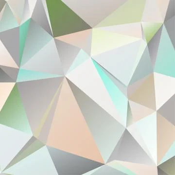 Abstract geometric pattern composed of triangular polygons 库存插图