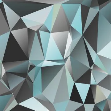 Abstract geometric pattern composed of triangular polygons Stockillustratie