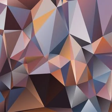 Abstract geometric pattern composed of triangular polygons Stock Illustration