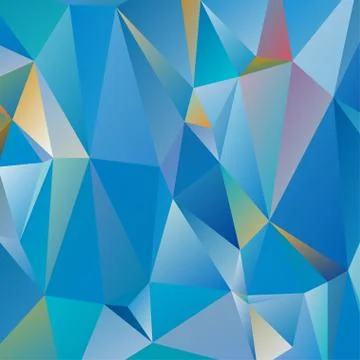 Abstract geometric pattern composed of triangular polygons 스톡 일러스트