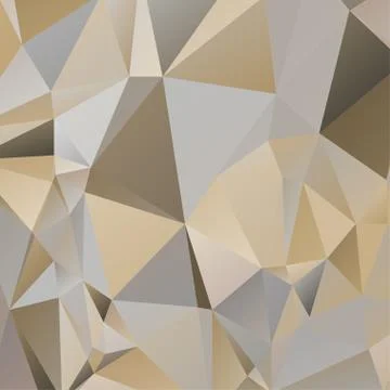 Abstract geometric pattern composed of triangular polygons Illustrazione stock