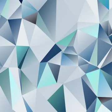 Abstract geometric pattern composed of triangular polygons Stockillustratie